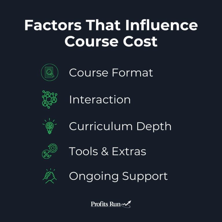 5 factors that influence course cost