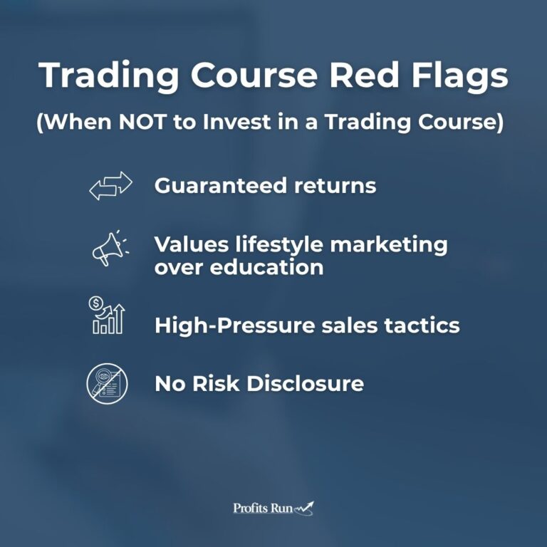 4 red flags for a trading course
